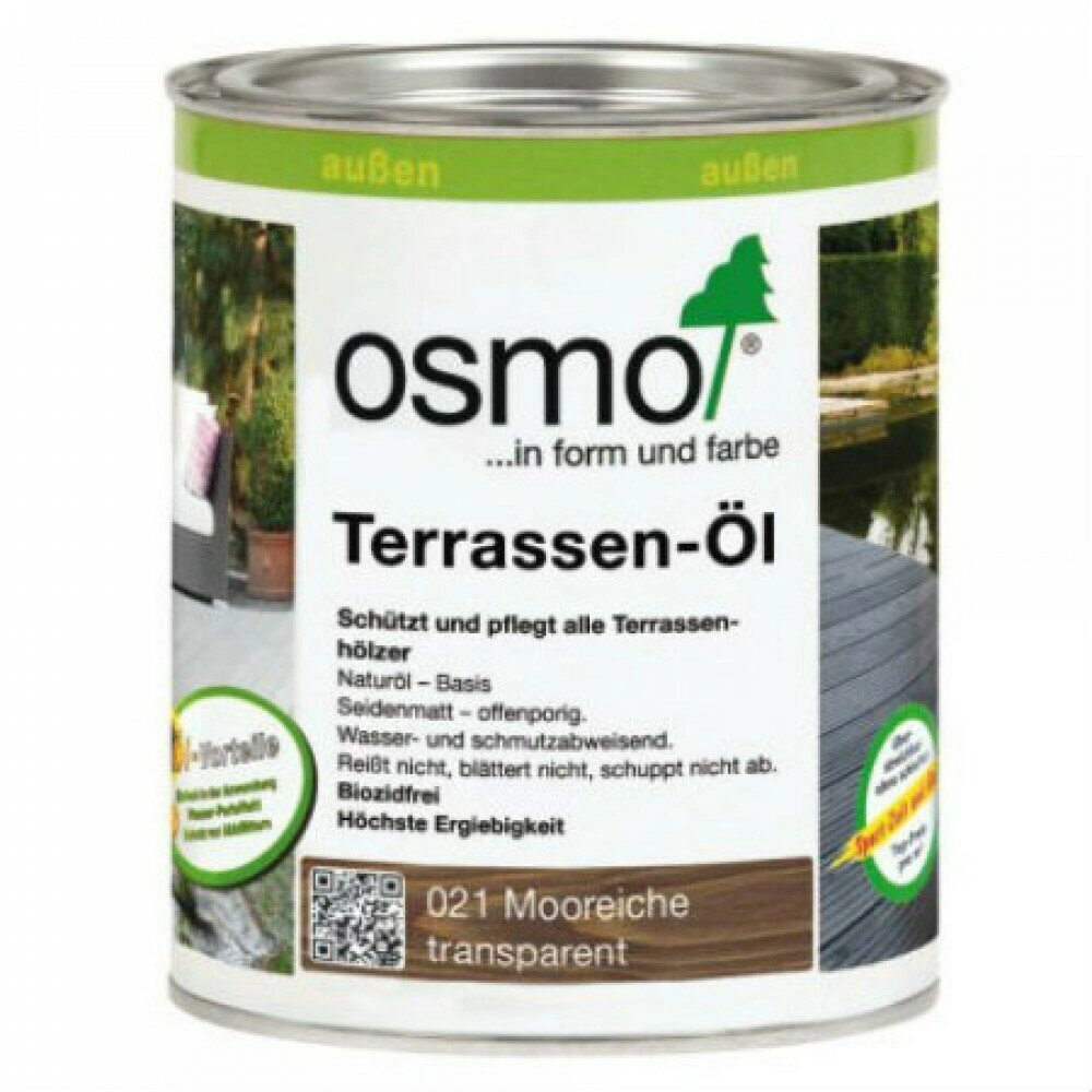 Масло для террас Osmo Terrassen-Ole 021 Дуб мореный 2,5 л от компании MetSnab - фото 1