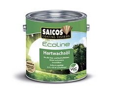 Масло с твердым воском Saicos (Сайкос) EcoLine Hartwashsol - 3600 Eco полуматовый, 2.5 л, Производитель: SAICOS от компании MetSnab - фото 1