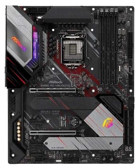 Материнская плата ASRock Z490 PG VELOCITA от компании MetSnab - фото 1