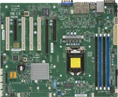 Материнская плата Supermicro MBD-X11SSA-F-O от компании MetSnab - фото 1