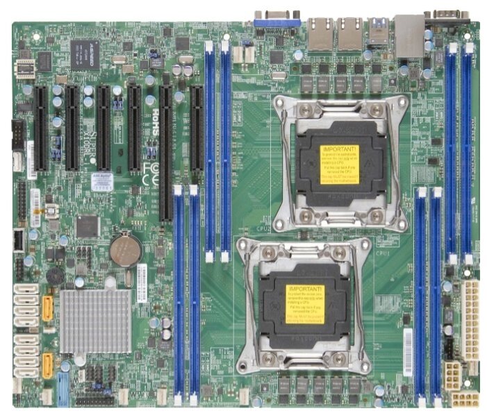 Материнская плата Supermicro X10DRL-i от компании MetSnab - фото 1