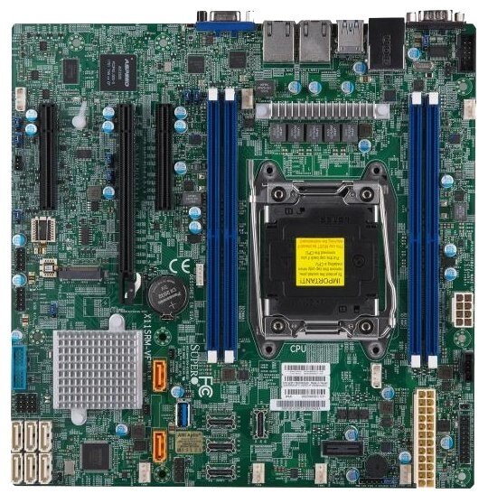 Материнская плата Supermicro X11SRM-VF от компании MetSnab - фото 1