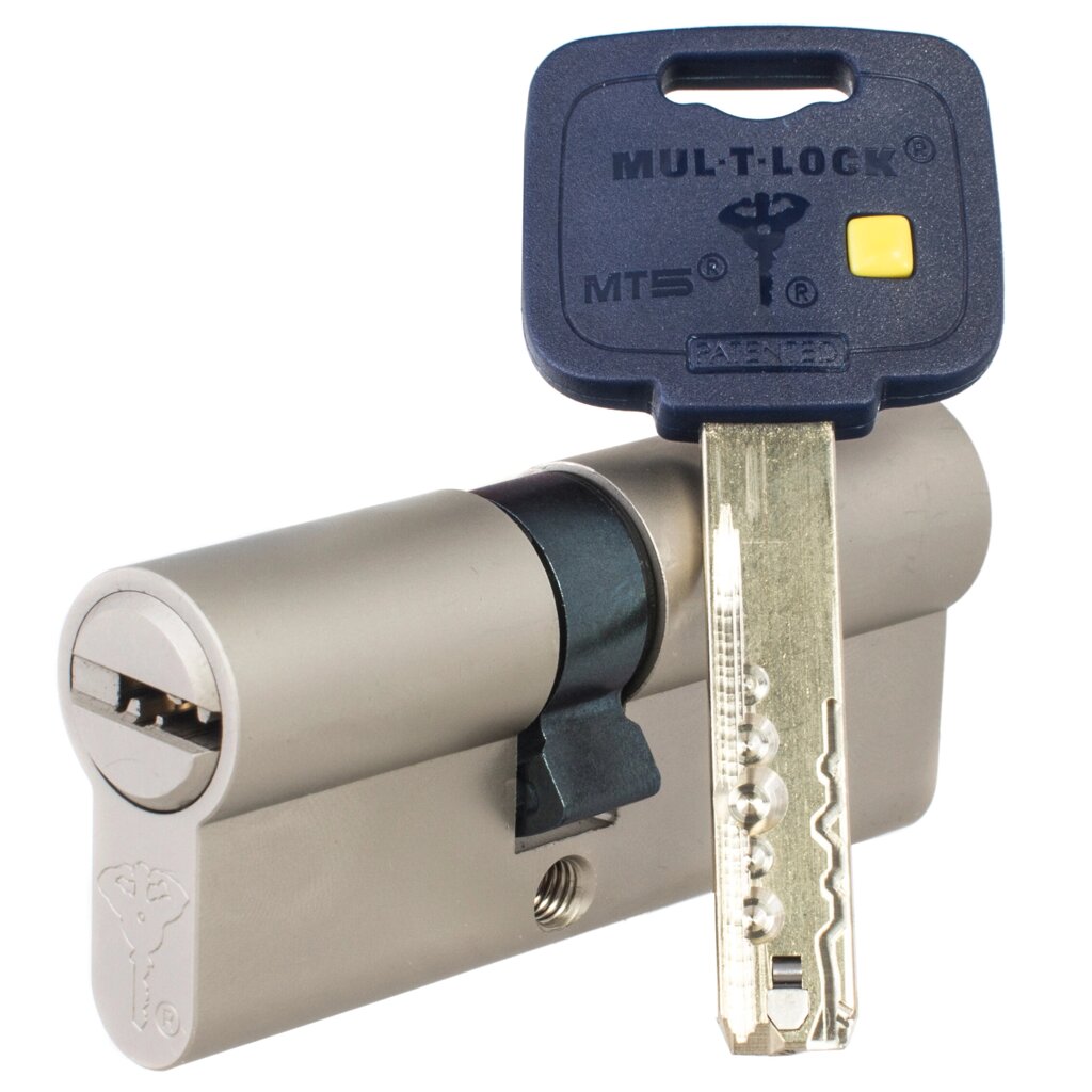 Механизм цилиндровый Mul-T-Lock MT5+ (31х31) кл/кл Никель от компании MetSnab - фото 1