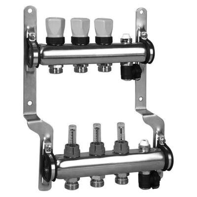 Meibes Коллекторная группа нерж. с расходомерами 1 х 3 вых. RW 1794143 от компании MetSnab - фото 1