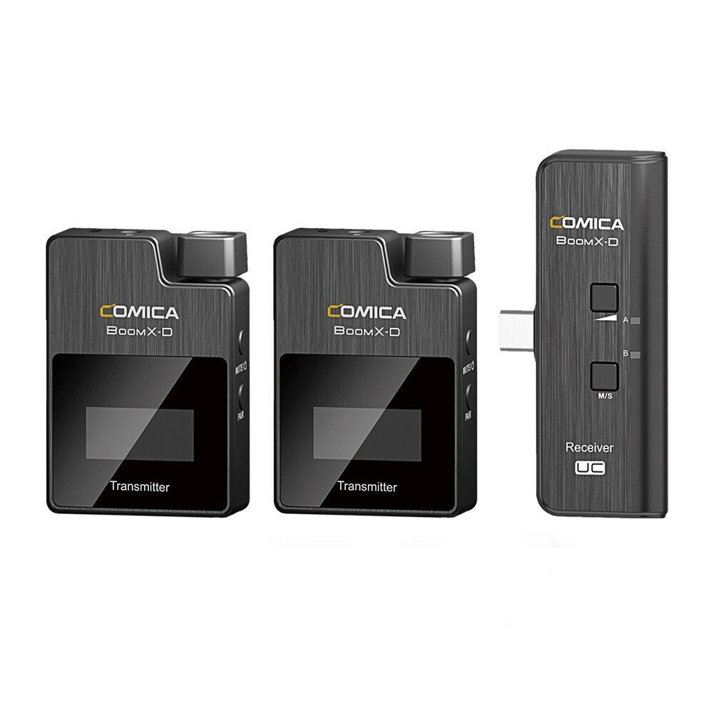 Микрофонная радиосистема CoMica BoomX-D UC2 (RX UC+2TX) для Android Type-C от компании MetSnab - фото 1