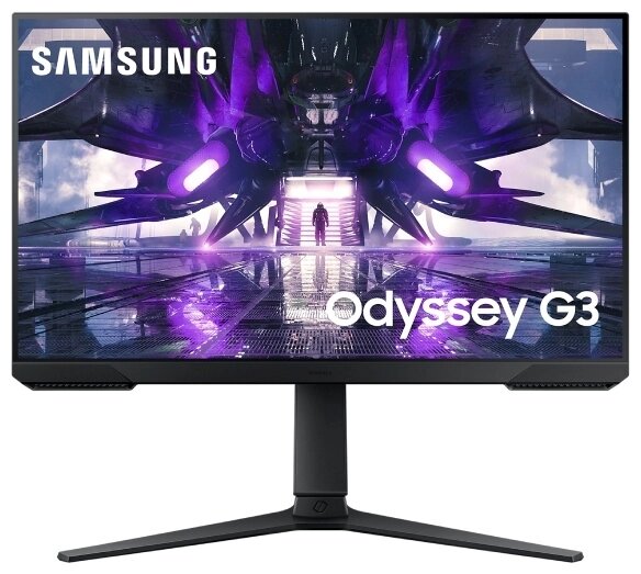 Монитор Samsung Odyssey G3 LS24AG300NIXCI черный от компании MetSnab - фото 1