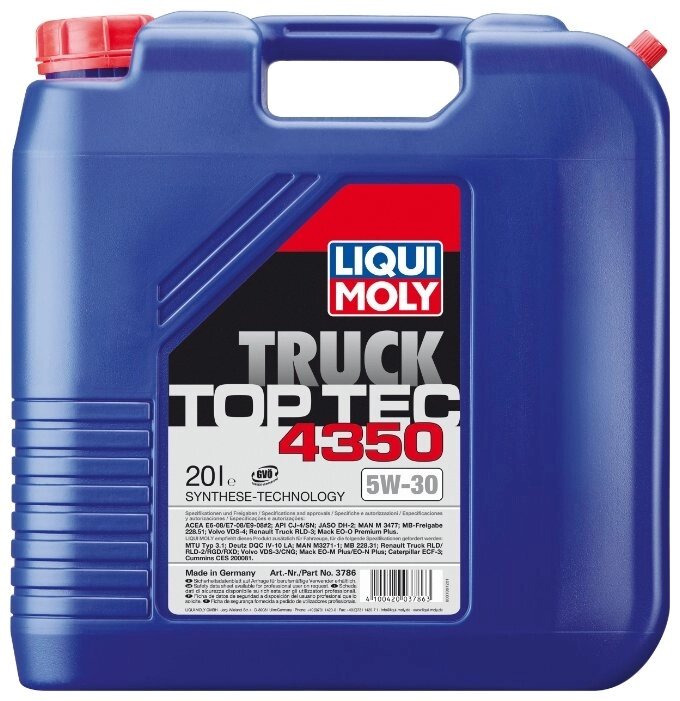 Моторное масло LIQUI MOLY Top Tec Truck 4350 5W-30 20 л от компании MetSnab - фото 1