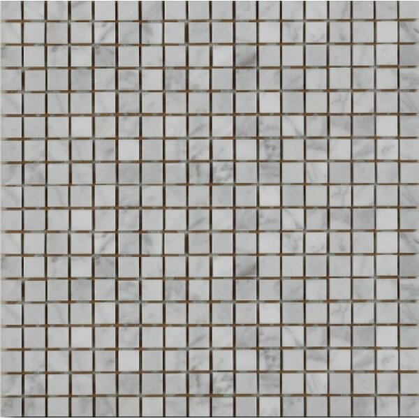 Мозаика Art  Natura Marble Mosaic Bianco Carrara 30,5x30,5 глянцевая от компании MetSnab - фото 1