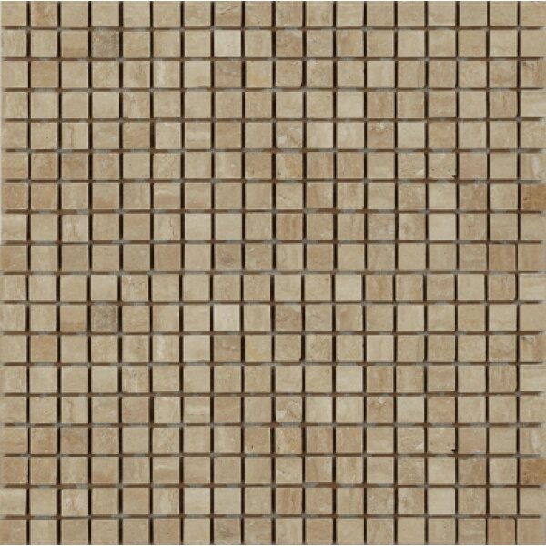 Мозаика Art  Natura Marble Mosaic Ivory Travertine 30,5x30,5 глянцевая от компании MetSnab - фото 1