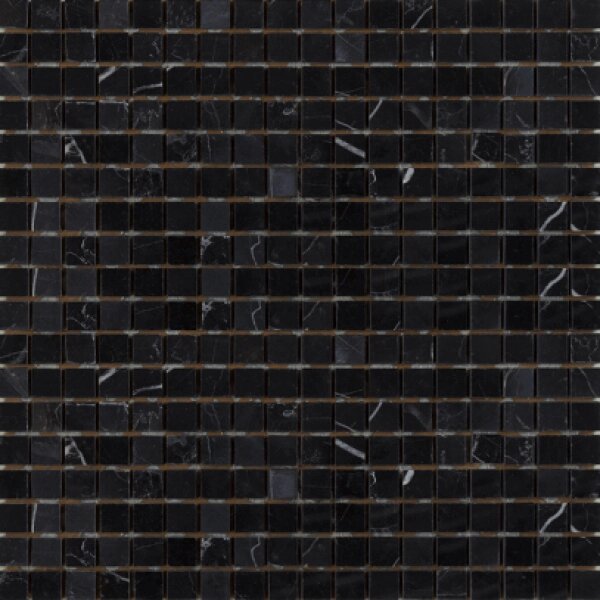 Мозаика Art  Natura Marble Mosaic Nero 30,5x30,5 глянцевая от компании MetSnab - фото 1