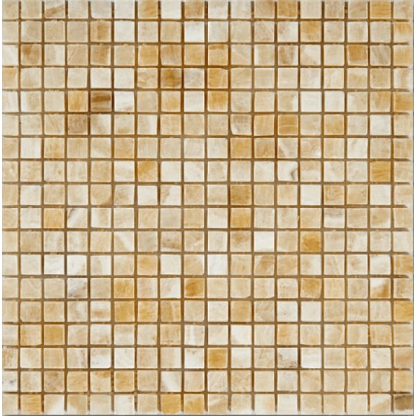 Мозаика Art  Natura Marble Mosaic Onix Miele 30,5x30,5 глянцевая от компании MetSnab - фото 1