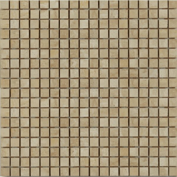 Мозаика Art  Natura Marble Mosaic Travertino Classico 30,5x30,5 глянцевая от компании MetSnab - фото 1