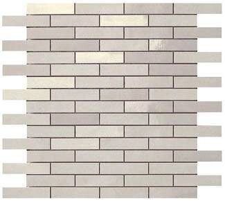 Мозаика Atlas Concorde (италия) Dwell Wall Silver Mosaico Brick 9DBV 305x305 мм (Керамическая плитка для ванной) от компании MetSnab - фото 1