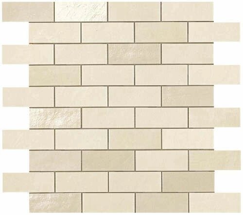 Мозаика Atlas Concorde (италия) Ewall White MiniBrick 9EMW 305x305 мм (Керамическая плитка для ванной) от компании MetSnab - фото 1