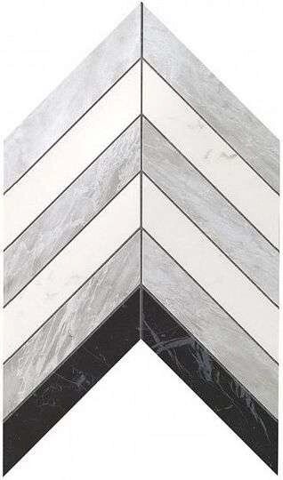 Мозаика Atlas Concorde (италия) Marvel Stone Chevron Mix Wall 9SCM 250x305 мм (Керамическая плитка для ванной) от компании MetSnab - фото 1