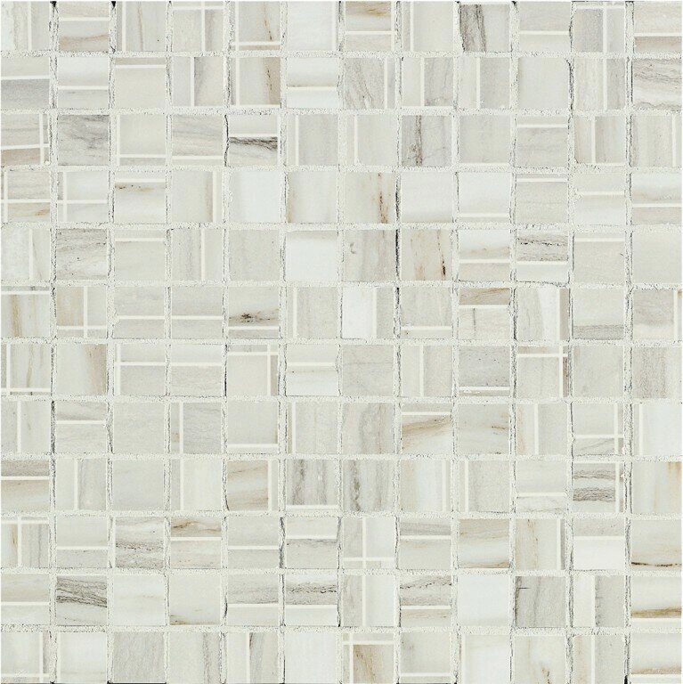 Мозаика Italgraniti Group Marmi Imperiali Mosaico white MM1030M 300x300 мм (Керамическая плитка для ванной) от компании MetSnab - фото 1