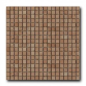 Мозаика из натурального камня ArtNatura Marble Mosaic Rosa Perlino (плитка 15x15 мм), лист 305x305 мм (0,47 м2/упак.) от компании MetSnab - фото 1