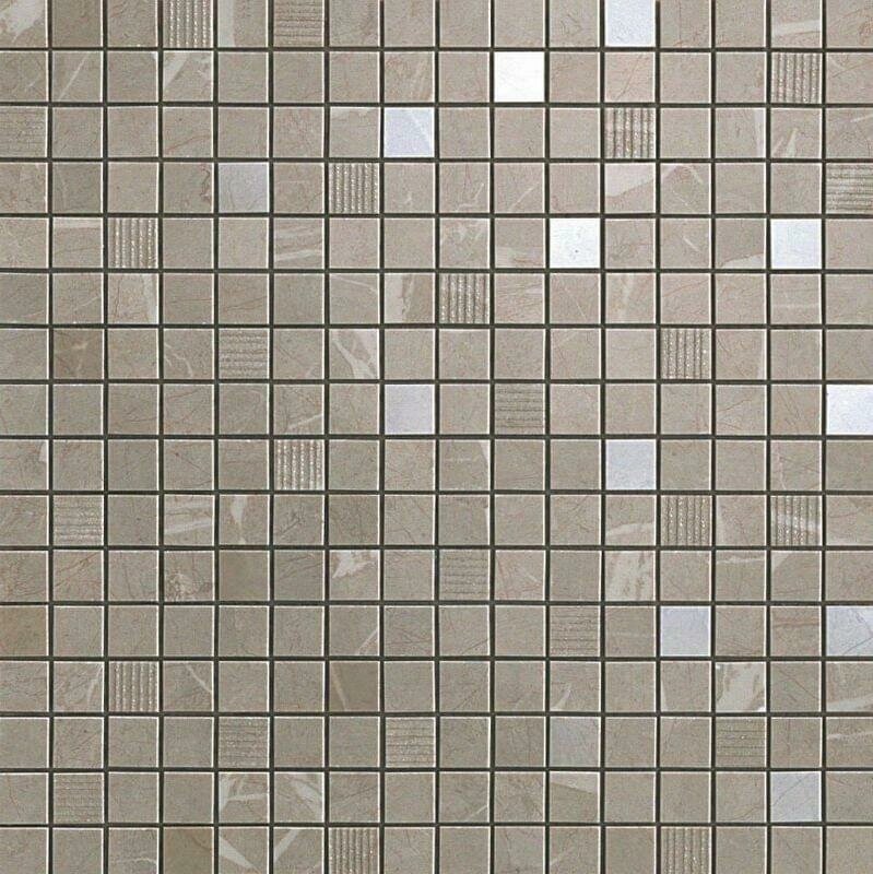 Мозаика настенная Atlas Concorde Brick Atelier Silver Dream Mosaic 30,5x30,5, ASCR, м. кв. от компании MetSnab - фото 1