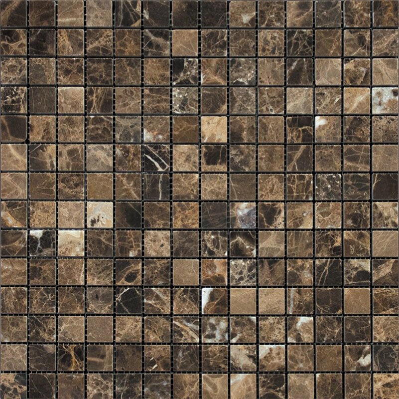 Мозаика Natural Mosaic Adriatica M022-20P (Emperador Dark) 305x305 мм (Мозаика) от компании MetSnab - фото 1