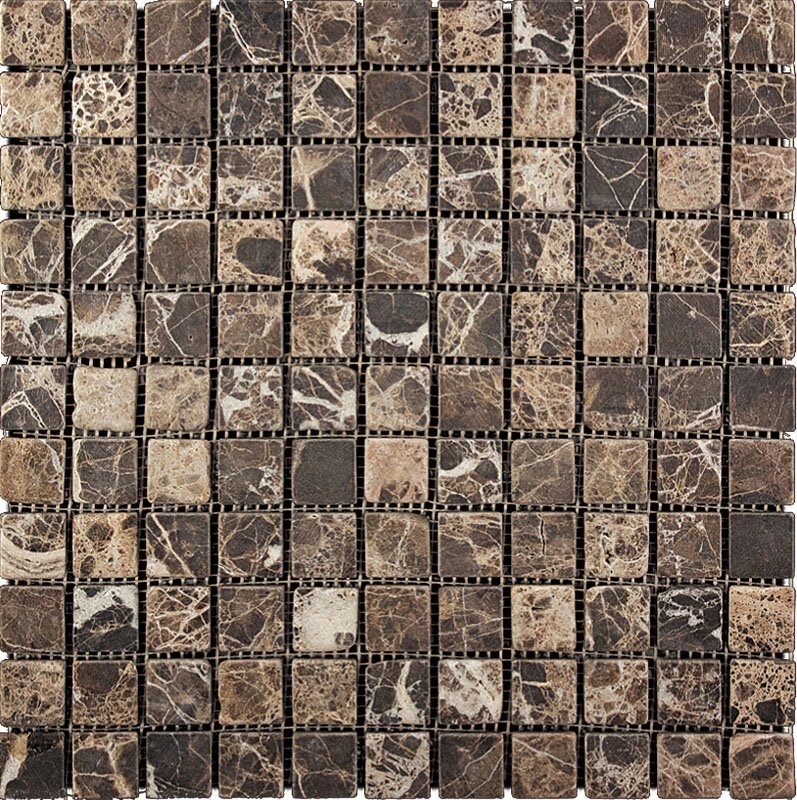 Мозаика Natural Mosaic Adriatica M022-25T (Emperador Dark) 305x305 мм (Мозаика) от компании MetSnab - фото 1