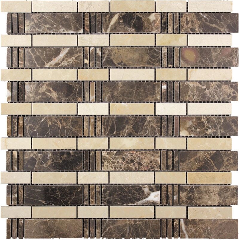 Мозаика Natural Mosaic S-Line KB-C04 (KB10-C04) 305x305 мм (Мозаика) от компании MetSnab - фото 1