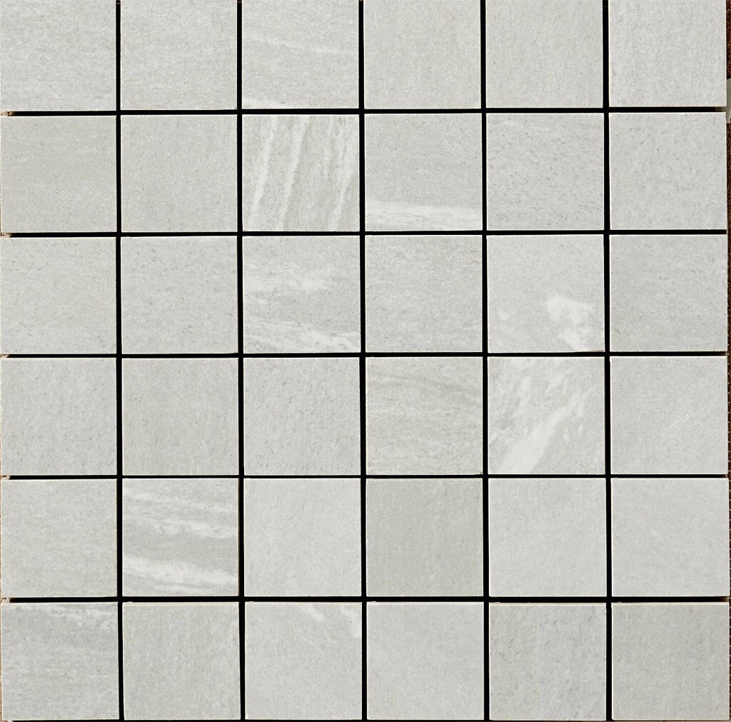 Мозаика облицовочная керамогранит Apavisa Materia Materia white natural mosaico 5x5__g-1638 ( м2) от компании MetSnab - фото 1