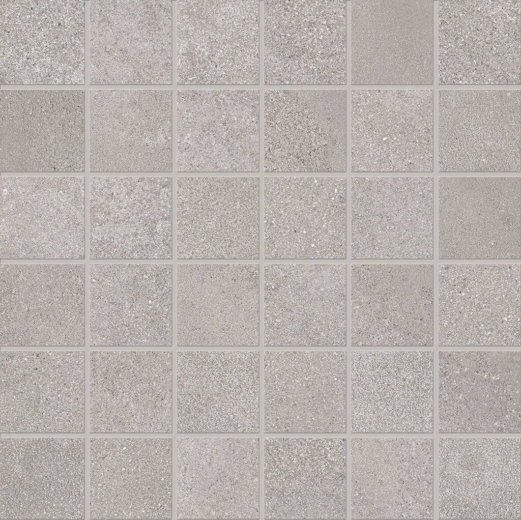 Мозаика облицовочная керамогранит Emilceramica Be-Square I30KC8R Mosaico Concrete Nat ( м2) от компании MetSnab - фото 1