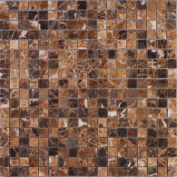 Мозаика Premium Marble Чистые Цвета Emperador Tumbled 297x297 мм (Мозаика) от компании MetSnab - фото 1