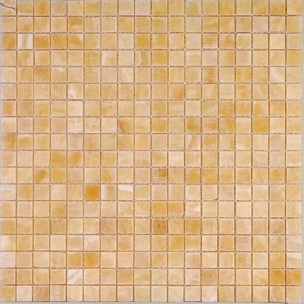 Мозаика Premium Marble Чистые Цвета Honey Onyx Tumbled 297x297 мм (Мозаика) от компании MetSnab - фото 1