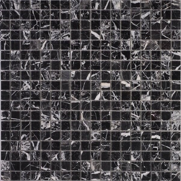 Мозаика Premium Marble Чистые Цвета Nero Marquina Polished 297x297 мм (Мозаика) от компании MetSnab - фото 1