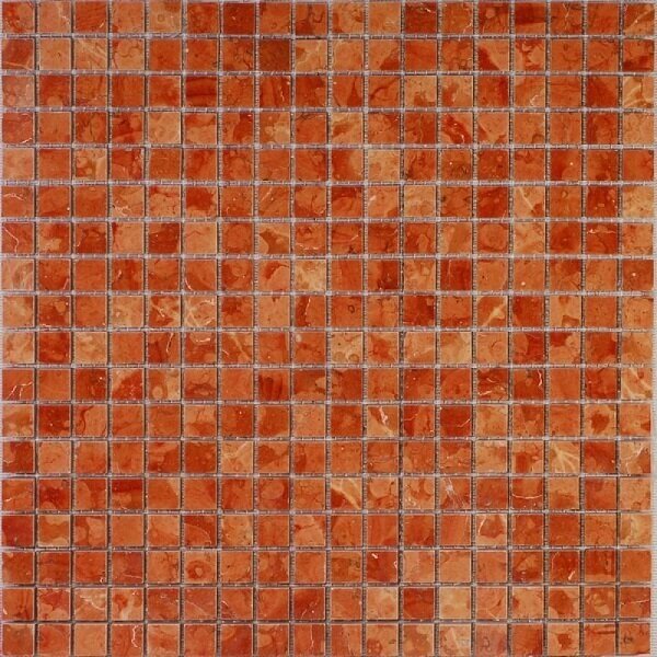 Мозаика Premium Marble Чистые Цвета Rosso Verona Tumbled 297x297 мм (Мозаика) от компании MetSnab - фото 1