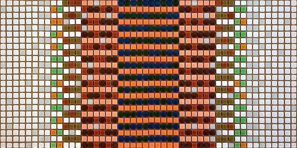 Мозаика Solo Mosaico Каскад 670x335 12x12x6 Мозаика стекло 67.0x33.5 Стандартные матричные панно, ковры, категория от компании MetSnab - фото 1