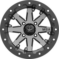 MSA M21 LOK Charcoal Tint, R14x7, 4x137 диск колесный с бедлоком для квадроциклов BRP Can-Am M21-04737 от компании MetSnab - фото 1