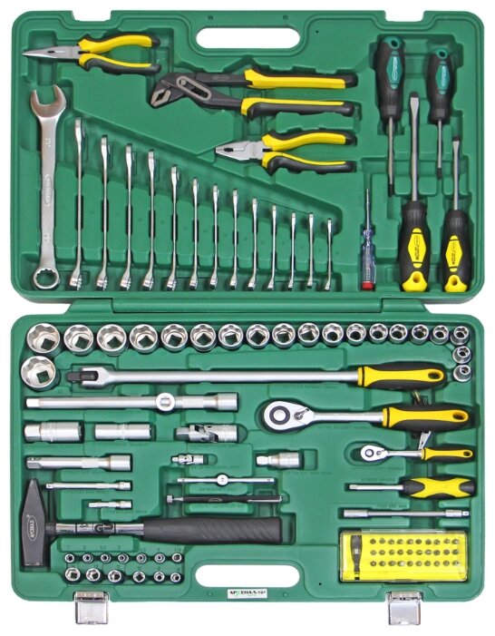 Набор автомобильных инструментов Арсенал C1412P104 (104 предм.) от компании MetSnab - фото 1