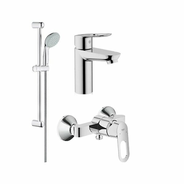 Набор для ванной комнаты 3 в 1 Grohe BauLoop 118111 от компании MetSnab - фото 1