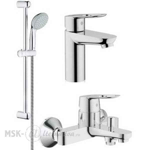 Набор для ванной комнаты Grohe BauLoop 121827 от компании MetSnab - фото 1