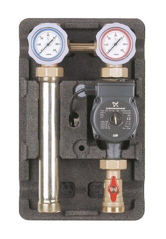 Насосная группа Meibes UK без смесителя, с насосом Grundfos UPM3 Hybrid 32-70* 1 1/4? ME 66812.36 от компании MetSnab - фото 1