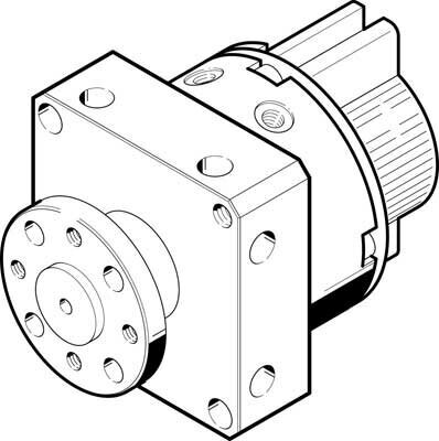 Неполноповоротный привод Festo DSM-10-180-P-A-FW от компании MetSnab - фото 1