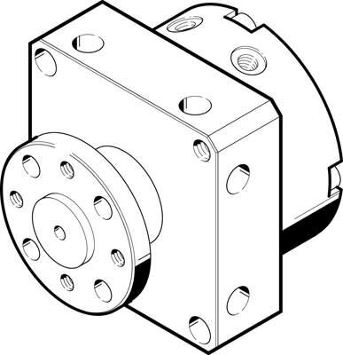 Неполноповоротный привод Festo DSM-10-180-P-FW от компании MetSnab - фото 1