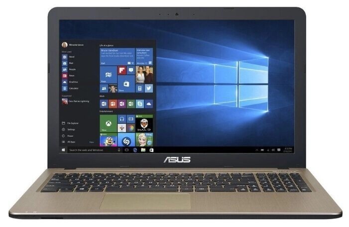 Ноутбук ASUS VivoBook A540BA-DM683T (AMD A6 9225 2600MHz/15.6quot;/1920x1080/4GB/256GB SSD/DVD нет/AMD Radeon от компании MetSnab - фото 1