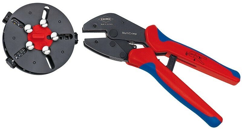 Обжимные клещи с магазином для смены плашек MultiCrimp KNIPEX 97 33 01 KN-973301 от компании MetSnab - фото 1