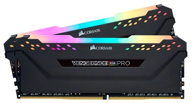 Оперативная память 16 ГБ 2 шт. Corsair Vengeance RGB PRO CMW32GX4M2A2666C16 от компании MetSnab - фото 1