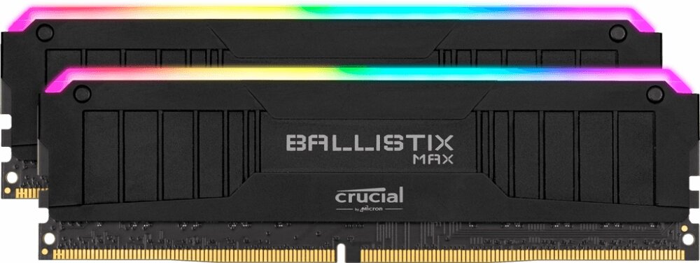 Оперативная память 8 ГБ 2 шт. Crucial Ballistix MAX RGB BLM2K8G40C18U4BL от компании MetSnab - фото 1