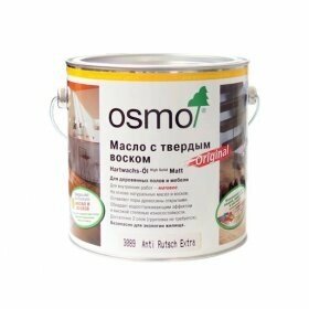 OSMO Hartwachs-Öl Anti-Rutsch | Масло с твердым воском с антискользящим эффектом (2,5 л) от компании MetSnab - фото 1