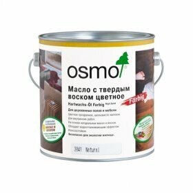 OSMO Hartwachs-Öl Effekt Natural 3041 | Масло с твердым воском для пола «Эффект натур» (2,5 л) от компании MetSnab - фото 1