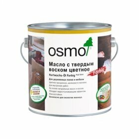 OSMO Hartwachs-Öl Farbig | Масло с твердым воском цветное для пола (2,5 л) от компании MetSnab - фото 1