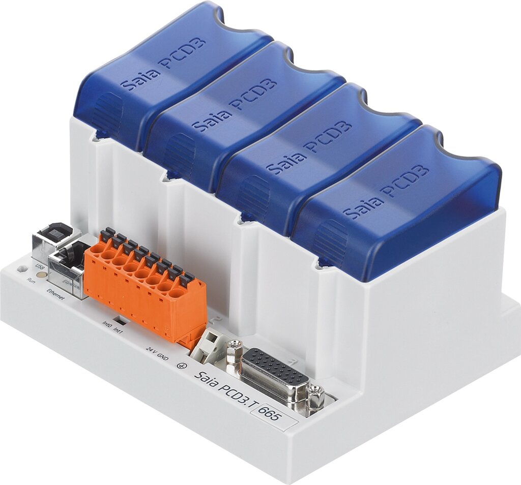 PCD3. T760 Главная станция Profibus DP RIO, удаленная, с 4-мя слотами для модулей ввода/вывода SAIA BURGESS от компании MetSnab - фото 1