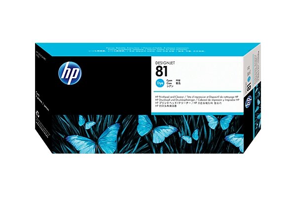 Печатающая головка голубой HP Inc. 81, C4951A от компании MetSnab - фото 1