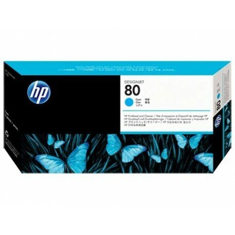 Печатающая головка Hewlett Packard C4821A (HP 80) Cyan от компании MetSnab - фото 1