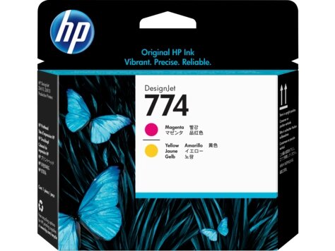 Печатающая головка HP 774 P2V99A пурпурный/желтый, для HP DesignJet Z6810 series/ Z6610 60quot; от компании MetSnab - фото 1